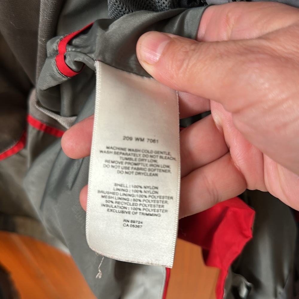 Columbia Bugaboo Jacket Men M Gray Red Interchange Omni-Tech Outdoor Ski - Picture 6 of 6